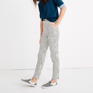 Tapered Pants in Stripe NWT